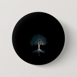 Tree of Life Silent Night Pinback Button