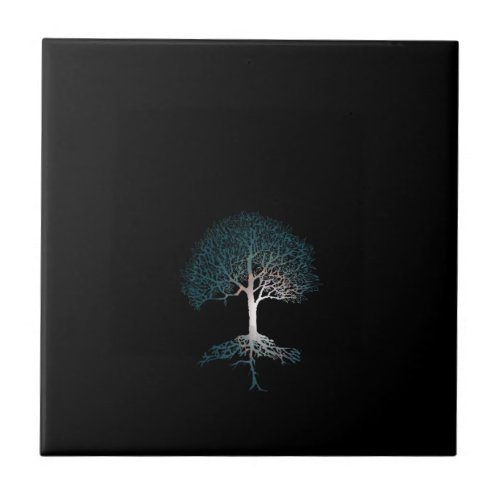 Tree of Life Silent Night Tile