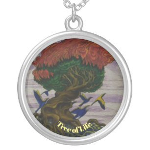 Tree of Life Silver Plated Necklace