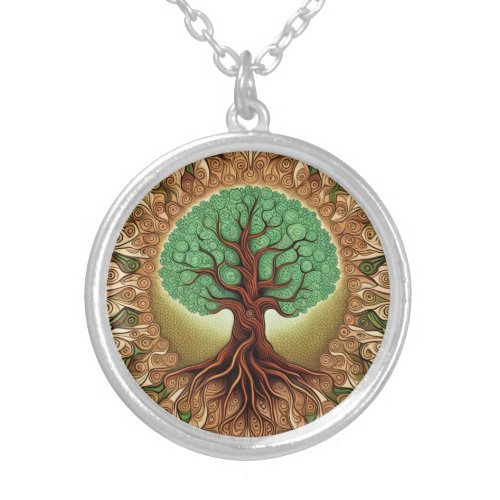 Tree of Life  Silver Plated Necklace