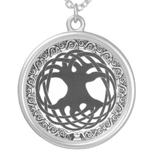 Tree of Life Silver Plated Necklace