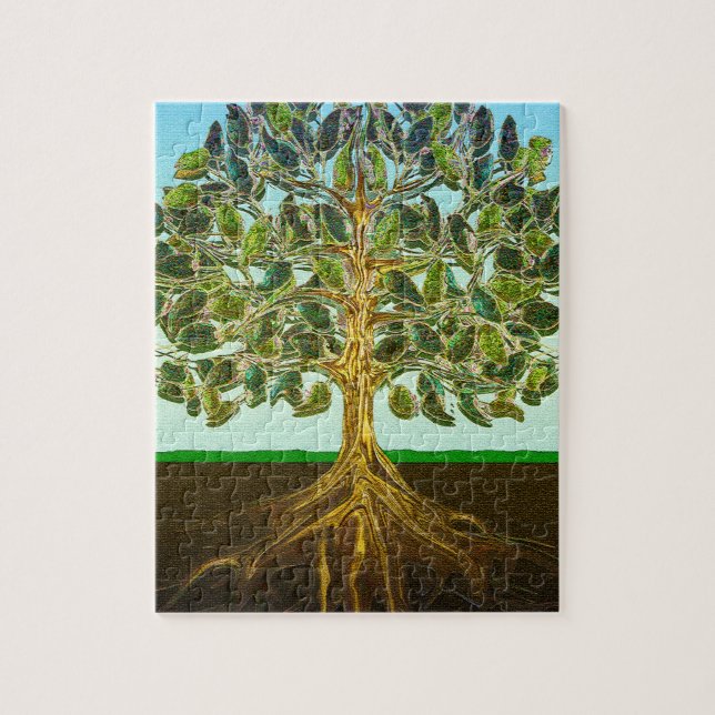 Tree of Life Simple Pleasures of Life Jigsaw Puzzle (Vertical)