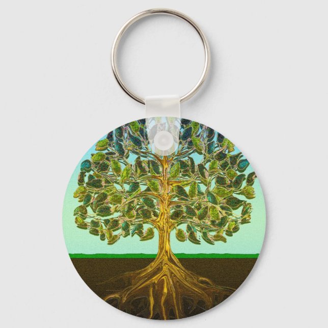 Tree of Life Simple Pleasures of Life Keychain (Front)