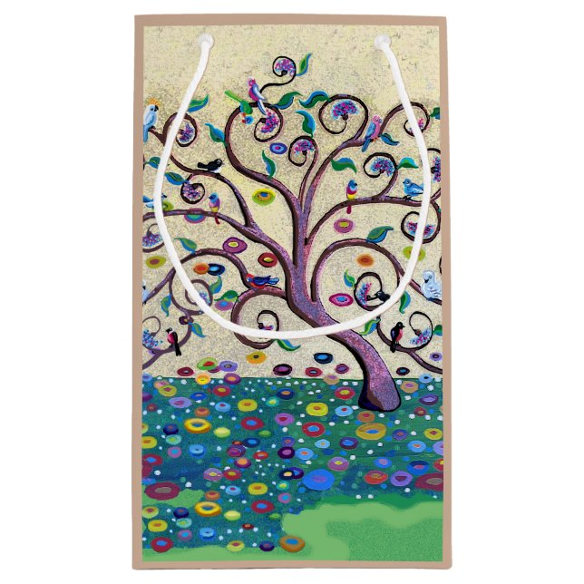 Tree of life small gift bag (Back)
