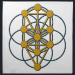 Tree of Life SOL 1 Napkin<br><div class="desc">The Tree of Life is a universal symbol found in many spiritual traditions. It stands for many things, including wisdom, protection, strength, bounty, beauty, and redemption. This image is symbolic of the Creator as it sustains creation with its abundant fruit, protection and regeneration. The Tree of Life symbol has great...</div>