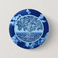 Tree of Life Soul Pinback Button