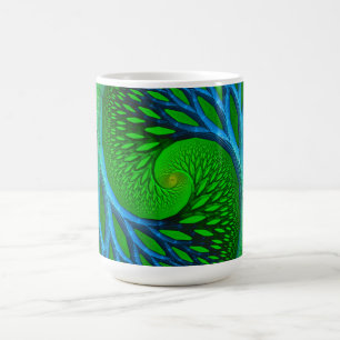 Tree Of Life Spiral Fractal Coffee Mug