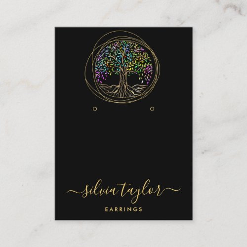 Tree of Life Spiritual Tree Organic Business Card