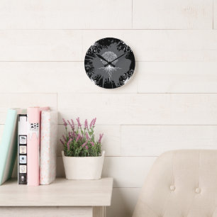 Tree of Life Splatter Wall Clock