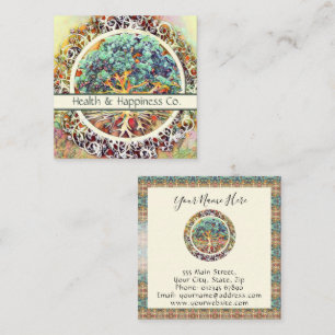 Tree of Life Square Business Card