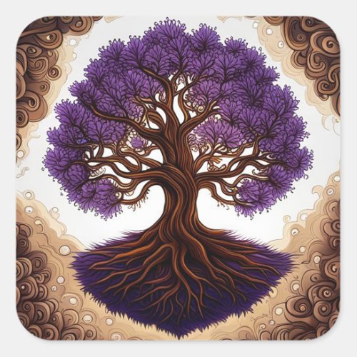 Tree of Life  Square Sticker