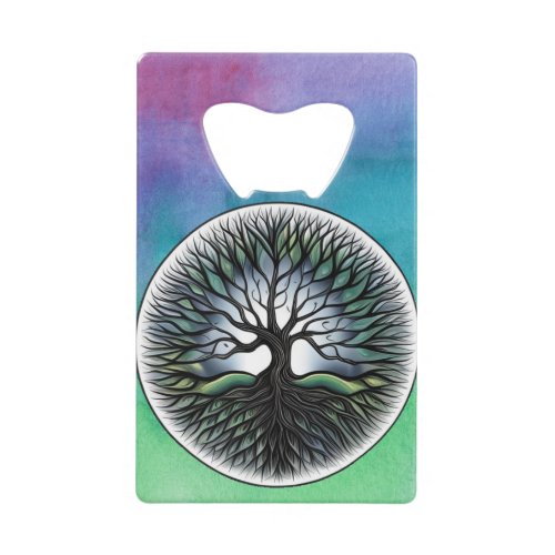 Tree of Life Stainless Steel Bottle Opener