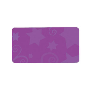 Tree of Life Stars Sticker Address Label