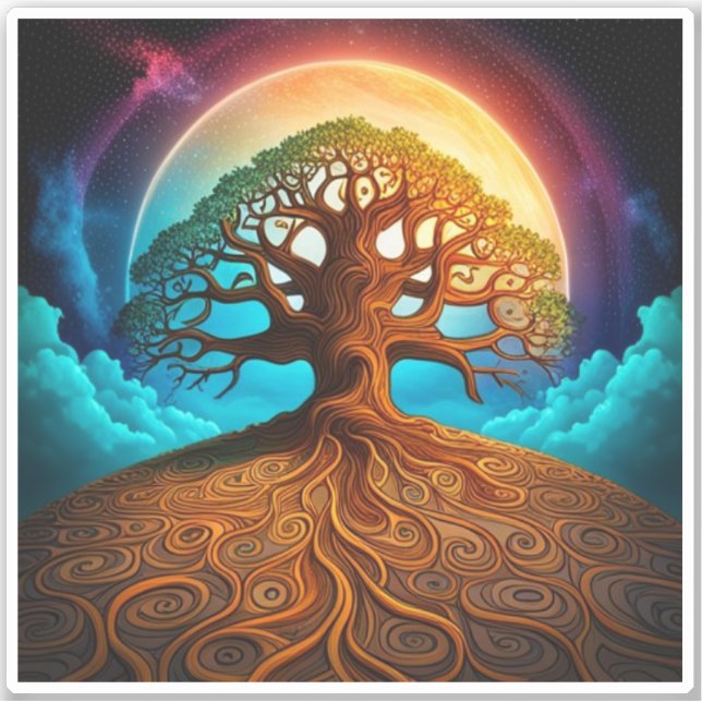 Tree of Life  Sticker (Front)
