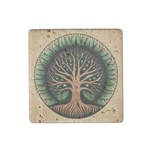 Tree of Life  Stone Magnet
