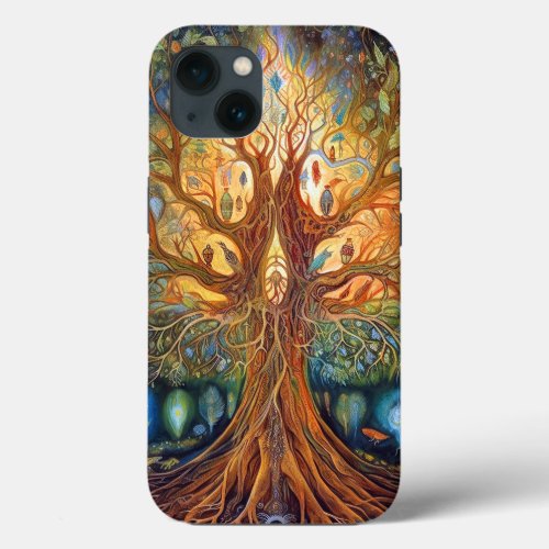Tree Of Life Surreal Nature Art iPhone 13 Case
