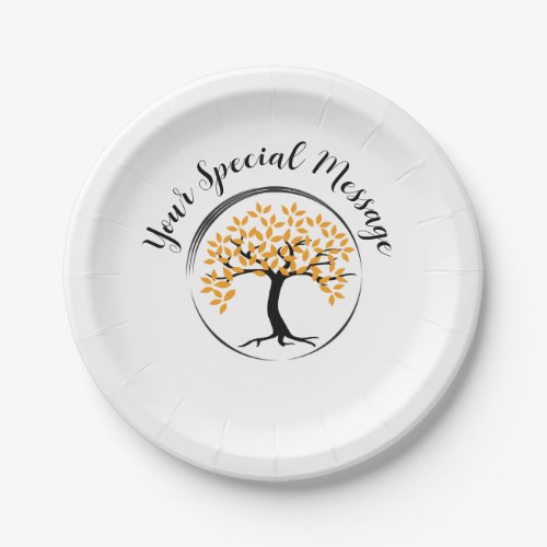 Tree of Life Survivor Party Paper Plates