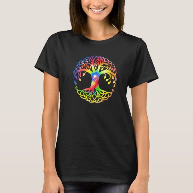 Tree of Life Symbol Colour  1 T-Shirt (Front)