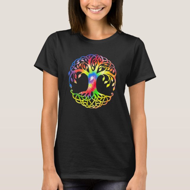 Tree of Life Symbol Colour 1 T-Shirt (Front)