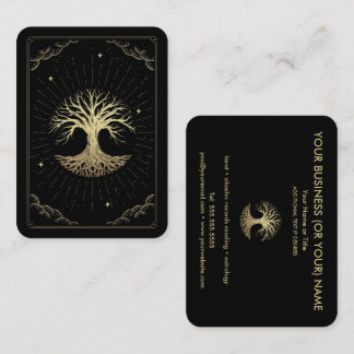 Tree of Life Tarot Reader Astrologer Business Card