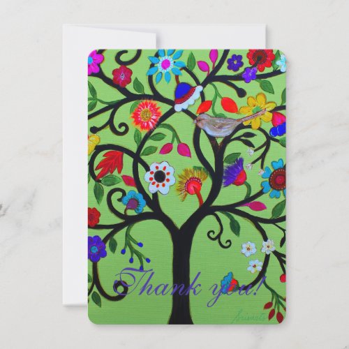 TREE OF LIFE THANK YOU CARD