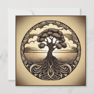 Tree of Life Thank You Card