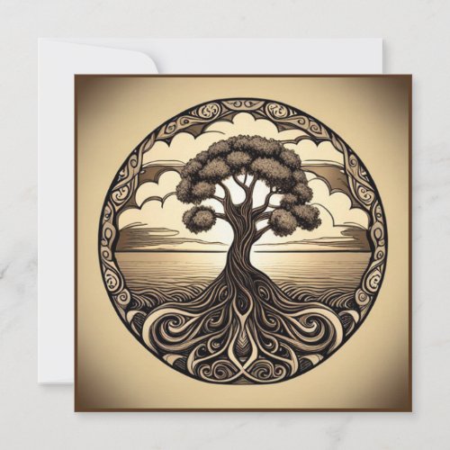 Tree of Life  Thank You Card