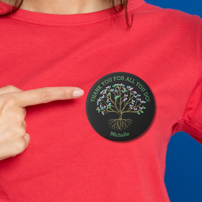 Tree of Life Thank You for All You Do Appreciation Button (Creator Uploaded)