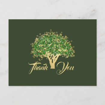 Tree Of Life Thank You  Postcard by InBeTeen at Zazzle