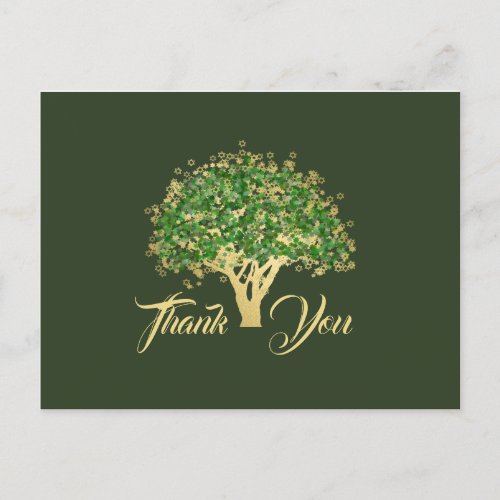 Tree of Life Thank you  Postcard