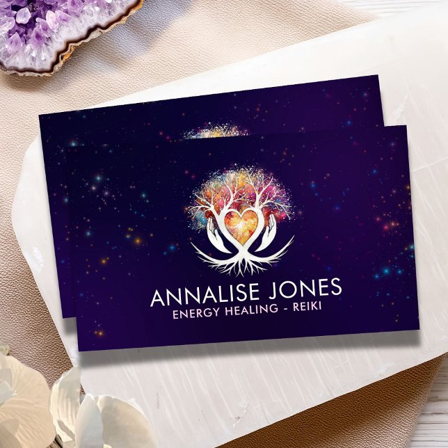 Tree of life - The Healer's Embrace Business Card (Creator Uploaded)