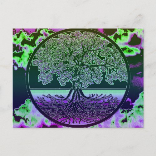 Tree of Life Thoughts Postcard