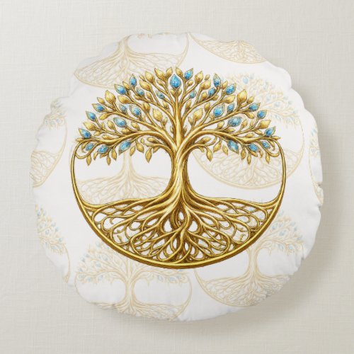 Tree of life throw decorative pillow