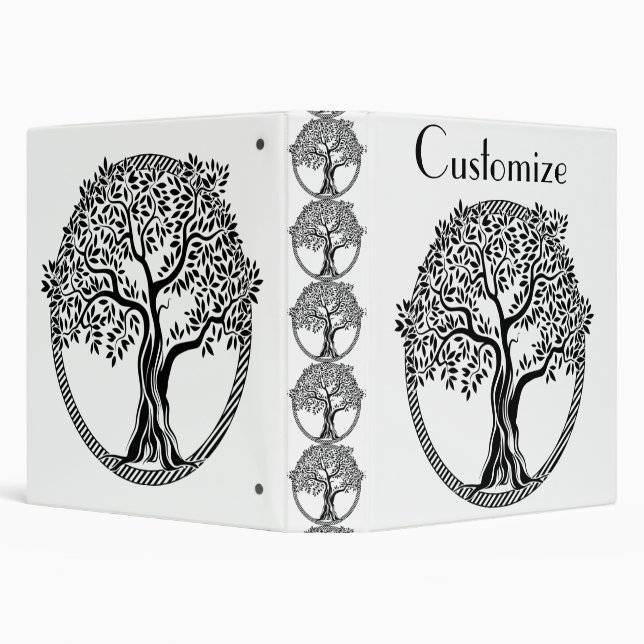Tree of Life  Thunder_Cove   3 Ring Binder (Background)