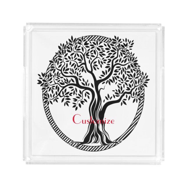 Tree of Life  Thunder_Cove  Acrylic Tray (Front)