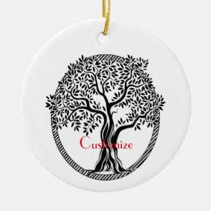 Tree of Life Thunder_Cove Ceramic Ornament