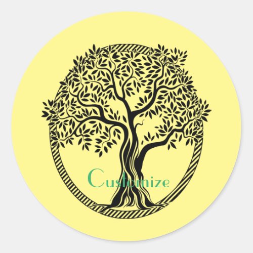 Tree of Life  Thunder_Cove  Classic Round Sticker