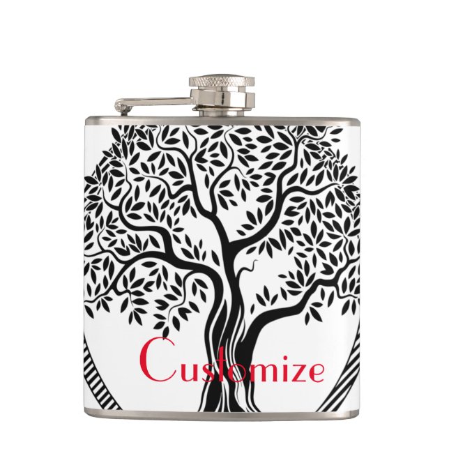 Tree of Life  Thunder_Cove Flask (Front)
