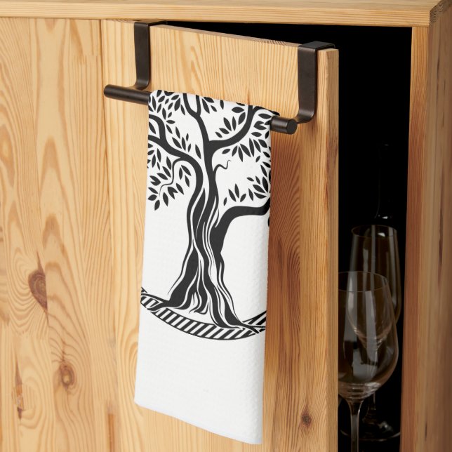 Tree of Life  Thunder_Cove  Kitchen Towel (Thirds Fold)
