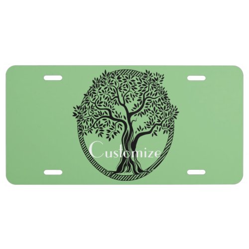 Tree of Life  Thunder_Cove  License Plate
