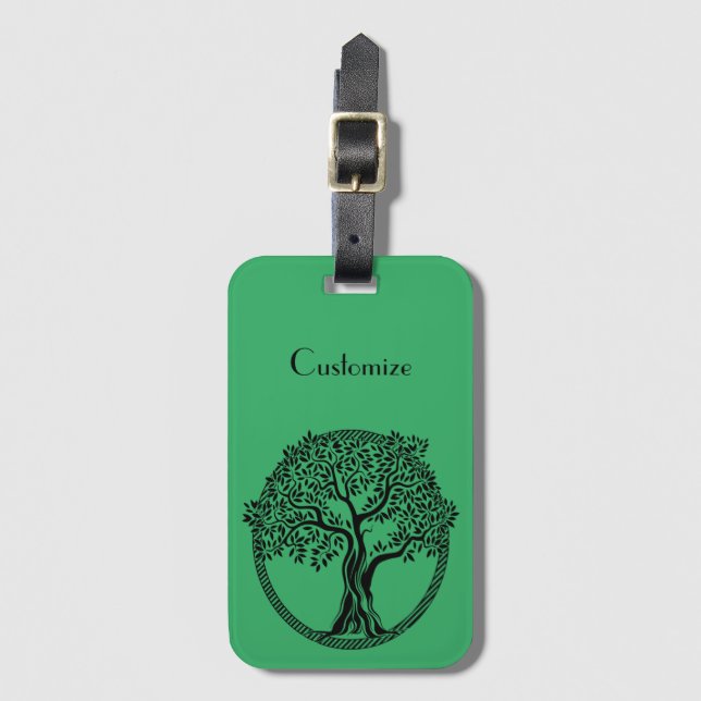 Tree of Life  Thunder_Cove Luggage Tag (Front Vertical)