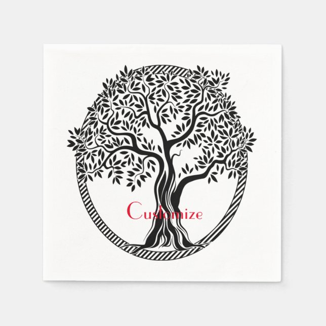 Tree of Life  Thunder_Cove  Napkins (Front)