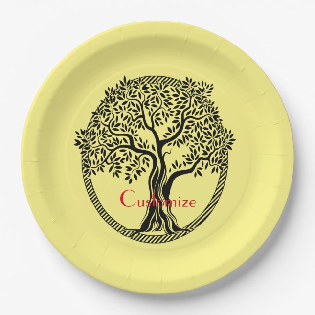 Tree of Life  Thunder_Cove   Paper Plates (Front)