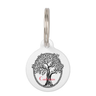 Tree of Life  Thunder_Cove   Pet ID Tag