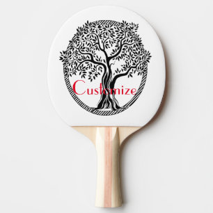 Tree of Life Thunder_Cove Ping Pong Paddle