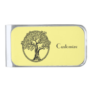 Tree of Life Thunder_Cove Silver Finish Money Clip