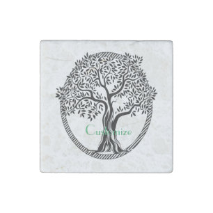 Tree of Life Thunder_Cove Stone Magnet