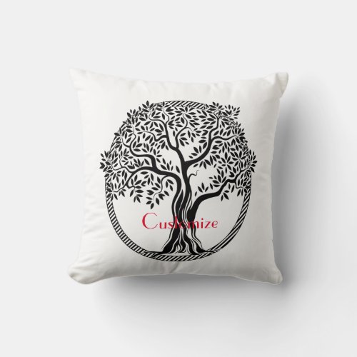 Tree of Life  Thunder_Cove    Throw Pillow