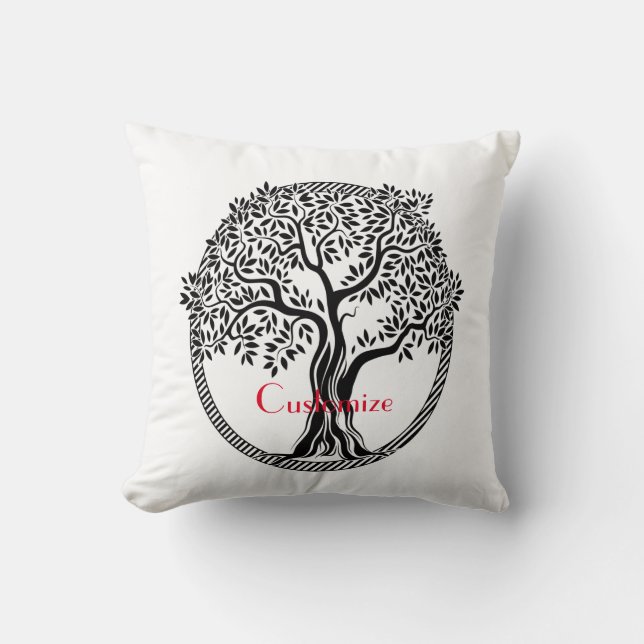 Tree of Life  Thunder_Cove    Throw Pillow (Front)