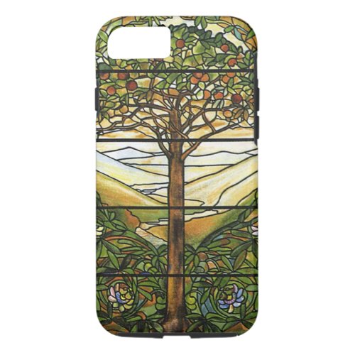Tree of LifeTiffany Stained Glass Window iPhone 87 Case